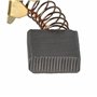 vhbw 2x balais charbon 7 x 18 x 16 mm remplace Makita CB-203, 191953-5, CB-203A pour outil électrique + ressort