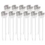 kwmobile Lot 11x douille GU5.3-11x Douille GU5.3 ou MR16 - Support avec câble 12V - Pour lampe luminaire ampoule telles que LED