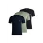 BOSS Hommes TShirtRN 3P Classic Lot de Trois t-Shirts en Coton à Logo brodé