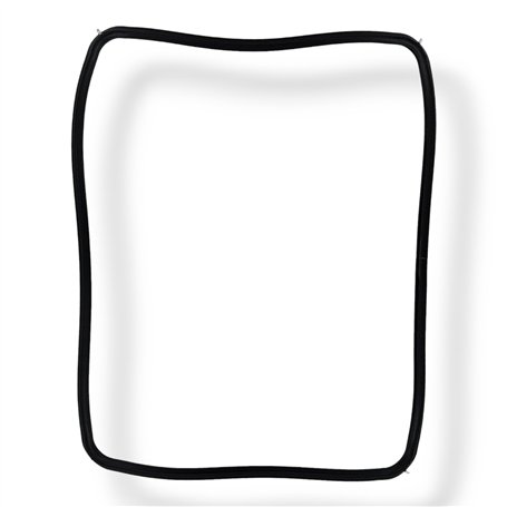 DL-pro Joint de porte rond 4 crochets pour Beko 255440101 Joint OIF 21100 Joint en caoutchouc pour porte de four four cuisinière