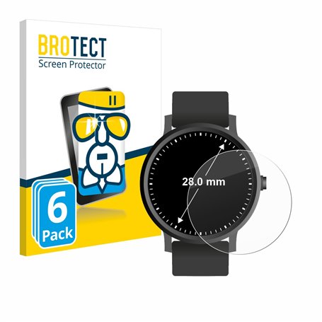brotect Protection Écran Verre pour Montres (Circulaire