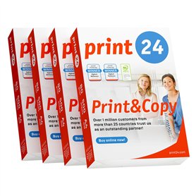 print24 Lot de 2000 feuilles de papier A4 pour imprimante et photocopieur