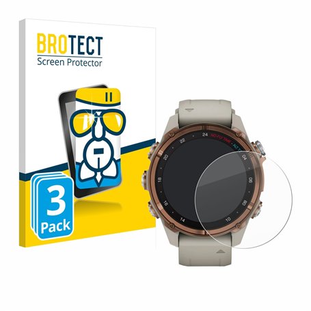 brotect Protection Écran Verre pour Garmin Descent Mk3 (43 mm) (3 Pièces) Film Protecteur Vitre 9H [Anti-Rayures