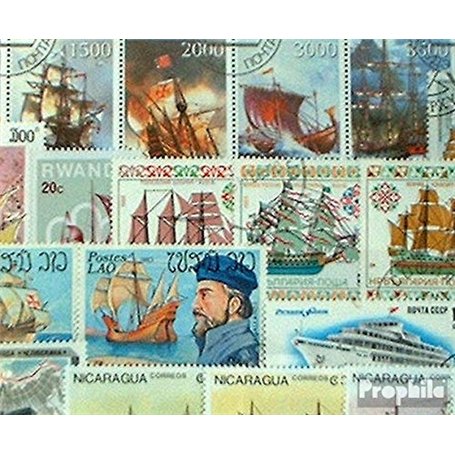 Motives 50 Divers Navires et Bateaux Timbres (Timbres pour Les collectionneurs) Navigation/navires