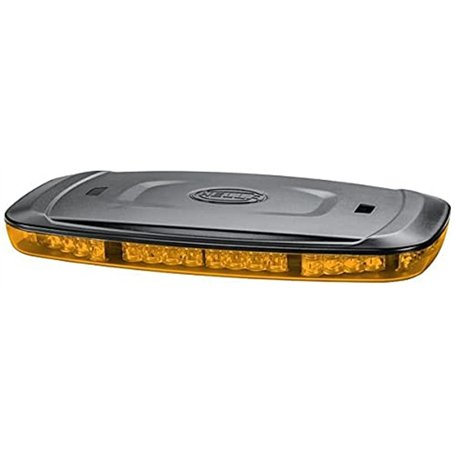 HELLA LED Feu d'avertissement - Mini Lightbar - 12V / 24V - jaune - Fixation magnétique - Câble: 2500mm - Montage en saillie - 2