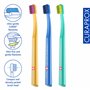 Curaprox Set de brosse à dents CS Smart Trio - Lot de 3 brosses à dents manuelles Ultra Soft avec petite tête de brosse, 7600 po