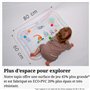 Freudeskind tapis de jeu d'eau sensoriel XXL pour bébé - Sensory tummy time water mat - De qualité supérieure sans BPA - De 0 à 