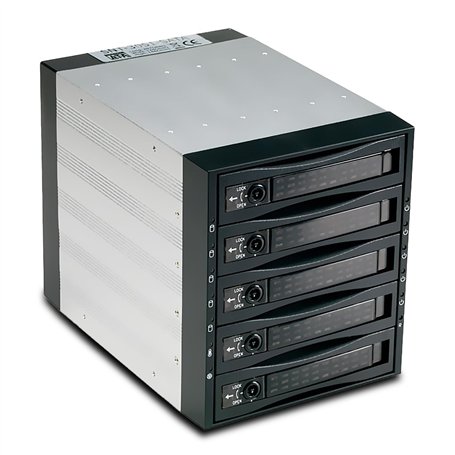 Fantec SNT-BA3151-1 Rack externe en aluminium pour disque dur SATA/SAS 3 emplacements 8