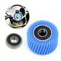 Enerpower Roue dentée de rechange en plastique bleu ou blanc pour moteur Tongsheng TSDZ2 36 V et 48 V