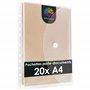 OfficeTree 20 x Pochette porte-documents A4 avec 120 perforations - Pochette A4 - Pochette porte-documents A4 à classer - Pochet