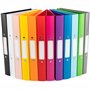 OfficeTree 12x Classeurs à Anneaux A4-12 Couleur - 2 Anneaux - Classeur Souple A4 2 Anneaux Largeur de Dos 3