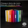 OfficeTree 12x Classeurs à Anneaux A4-12 Couleur - 2 Anneaux - Classeur Souple A4 2 Anneaux Largeur de Dos 3,5cm - Classeur à An