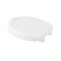 Grünblatt Abattant de WC hygiénique Health Care - Avec rehausseur de siège de 5 cm et système d'abaissement automatique - Fixati