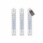 Lantelme Lot de 3 thermomètres de jardin