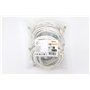 1aTTack.de Câble Réseau Cat6 Cat 6-5x 5m - RJ45 Ethernet LAN DSL Routeur Modem - Blanc