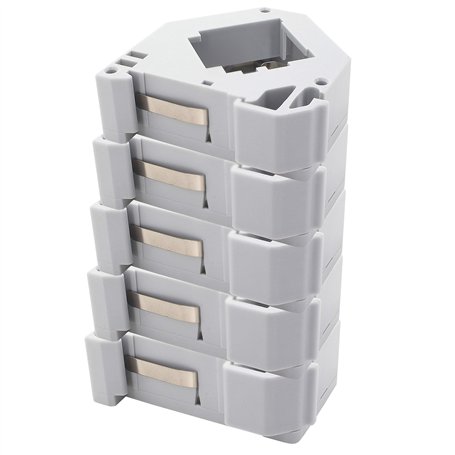 1aTTack.de Adaptateur rail DIN Adaptateur rail DIN pour module Keystone Réseau Keystone RJ45 Cat6 Cat7 Cat8 Antenne audio Chinch