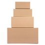 verpacking cartons 25 x 17,5 x 10 cm marron KK 24 à simple cannelure – boite postale carton pour les petites marchandises (200 p