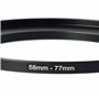 vhbw Bague d'adaptation de Filtre Step-Up de 58 mm vers 77 mm pour Objectif d'appareil Photo - Adaptateur, métal, Noir