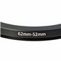 vhbw Bague d'adaptation de Filtre Step-Down de 62 mm vers 52 mm pour Objectif d'appareil Photo - Réducteur, métal, Noir