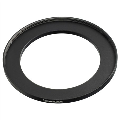 vhbw Bague d'adaptation de Filtre Step-Up de 62 mm vers 82 mm pour Objectif d'appareil Photo - Adaptateur
