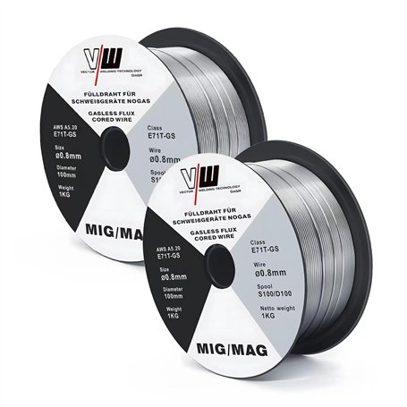 VECTOR Fil Fourré Sans Gaz MIG MAG 0