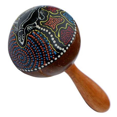 Neuf Maraca Claquettes Hochet Coco Instrument de musique Maraka mus102