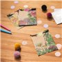 Magic Garden Seeds - Floraison - 40 sachets plats colorés en papier avec 8 designs différents - Sac cadeau - Petit/mini en papie