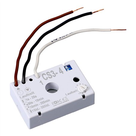 Minuterie pour relais de suivi CS3-4 Ventilateur de salle de bains encastré ou automate d'escalier