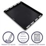 LUTH Premium Profi Parts Plaque de cuisson émaillée 465 x 375 x 30 mm Plaque de four Plaque de cuisson de rechange pour four Acc