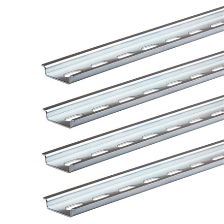Lot de 4 rails de support DIN TS35