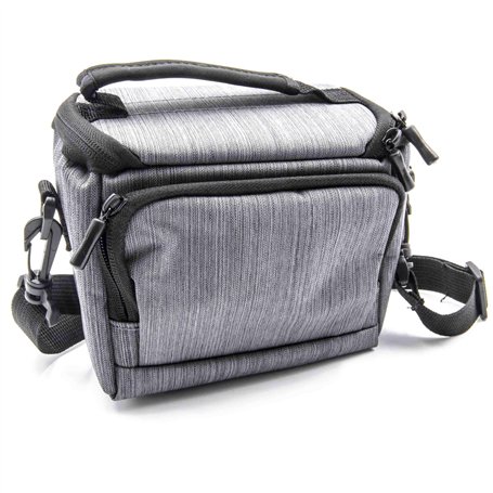 vhbw Polyester foto Sacoche Gris pour caméra Samsung N5