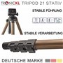 TronicXL Trépied 1,30 m pour niveau laser ligne croix laser Bosch Dewalt Makita Flex Leica Stanley Meterk Tacklife Huepar Fireco