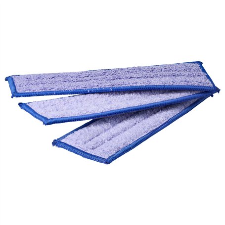 vhbw Lot de 3 Lingettes (tampon en microfibre) carrelage pour Thomas Multi Clean X10 Parquet Aqua+