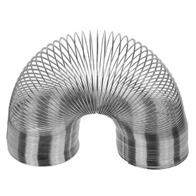PhiLuMo XL Spirale métallique - Spirl74 - Ressort pour jouer dans les escaliers Ressort pour escalier - Diamètre : 8 cm - Argent PhiLuMo XL Spirale métallique - Spirl74 - Ressort pour jouer dans les escaliers Ressort pour escalier - Diamètre : 8 cm - Argent