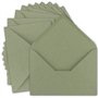 NEUSER PAPIER GUSTAV NEUSER Lot de 50 enveloppes vintage en papier kraft - Format C5 - 120 g/m² - 157 x 225 mm - Vert - Pour rec