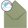 NEUSER PAPIER GUSTAV NEUSER Lot de 50 enveloppes vintage en papier kraft - Format C5 - 120 g/m² - 157 x 225 mm - Vert - Pour rec