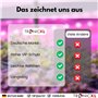 TronicXL Grow Lunettes de protection UV LED à spectre complet pour la growbox, les plantes, les serres, la culture hydroponique,