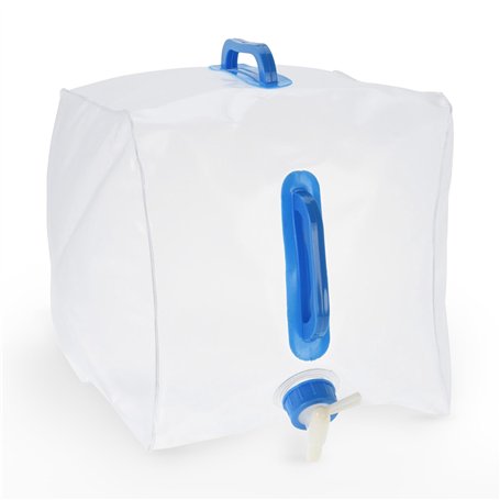 Tool & Tree Bidon à eau pliable de 20 litres - Design peu encombrant avec robinet d'écoulement pratique