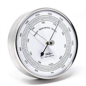 Fischer Baromètre en boîtier en Acier Inoxydable
