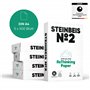 Steinbeis No.2 Lot de 2 500 feuilles de papier recyclé A4 80 g/m² Blanc et sans chlore Papier copie de qualité supérieure ISO 80