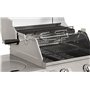 BBQ-TORO Set de Broche à Griller | 90 cm | avec Moteur en Acier Inoxydable | 220V - 240V | Broche rotative, rôtissoire