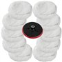 10 peaux de polissage + disque de polissage pour machine à polir .