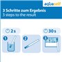 aquaself Test de l'eau de Piscine 3en1 - Bandelettes | Test de Chlore, pH et alcalinité. 100 bandelettes d'analyse de l'eau