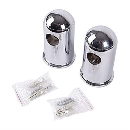 Soytich 2X Support Mural pour Barre Murale Support Support Mural Armatures de Douche (2xHalt03)