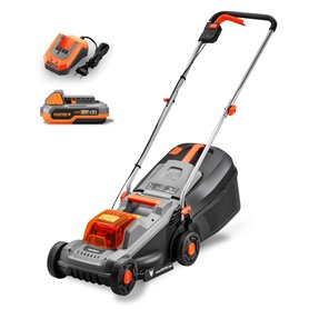 Fuxtec Tondeuse à Gazon sans Fil 20 V FX-E1RM20-ECO-SET