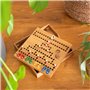 LOGOPLAY Blocage de voyage dans une boîte en bois - 18 cm x 18 cm - Jeu de dés - Jeu de stratégie - Jeu de société - Jeu de soci
