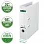Leitz - 10105001 - Classeur à levier en carton - Format A4 - 600 feuilles - Etiquette 190 mm - Lot de 1 - Blanc