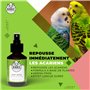 Birdly Spray Anti Acariens et Anti Poux Rouge pour Poules et Oiseaux - 100ml - Action Longue Durée - Sans résidus - Produit Anti