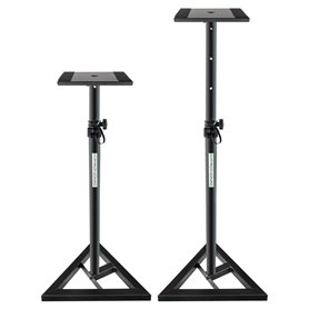 Pronomic SLS-10 2x Trépied pour Studio Monitor - Hauteur réglable de 80 cm à 130 cm