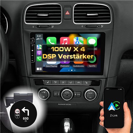 DYNAVIN Android Autoradio GPS pour VW Golf 6: 9 Pouces OEM Radio avec Wireless CarPlay et Android Auto | Head-up Display | Dab+